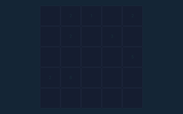 Shikaku playing interface